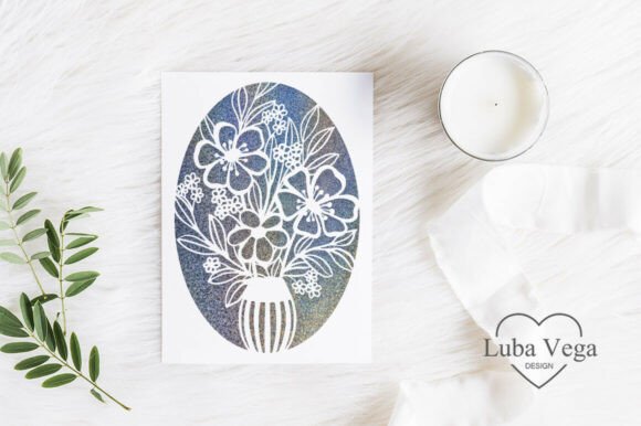 Download Flowers Cards for Silhouette Cricut SVG - Card Collection
