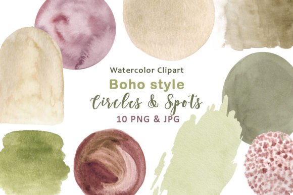 Download Spot Fill Circle Watercolor Clipart PNG - Spot Collection