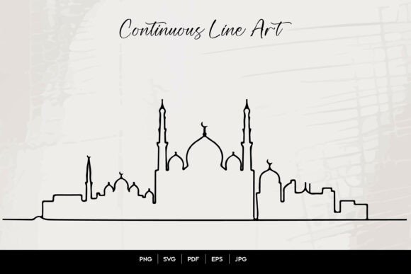 Download Brisbane Skyline Continuous Line Art - Line art Collection
