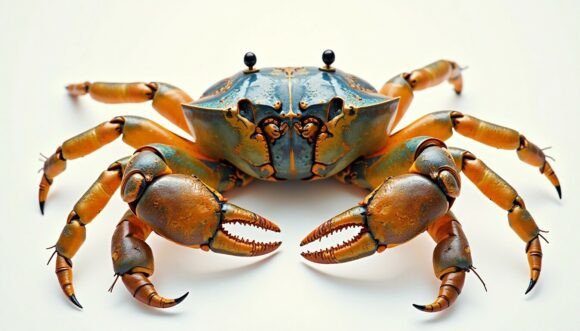Download Tempera Crab with Golden Highlights - Highlights Collection