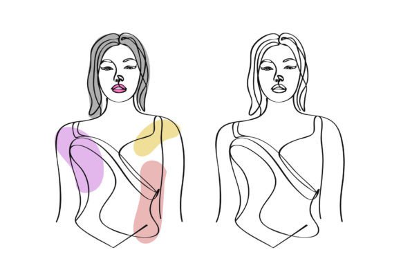 Download Woman Figure Abstract Line Art - Line art Collection