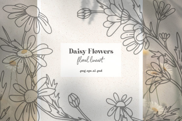 Download Daisy Flowers Floral Line Art - Line art Collection