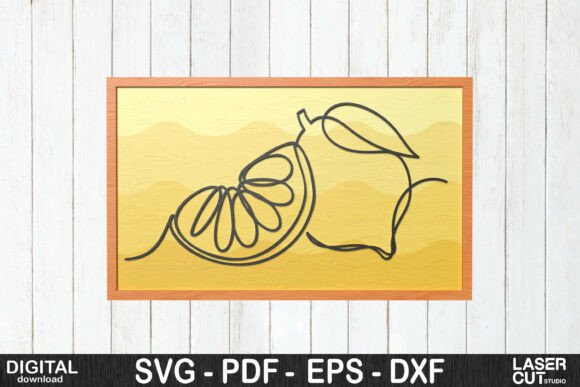 Download Lemon Line Art SVG - Line art Collection
