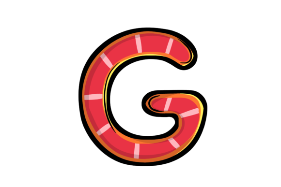 Download The G Sweet Kids Alphabet Illustration - Alphabet illustration Collection